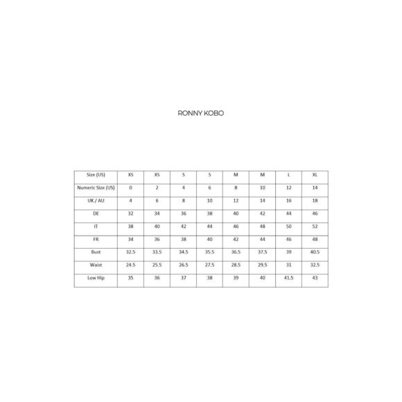 NEW RONNY KOBO wolverton fit-and-flare dress in brown - Picture 2 of 4